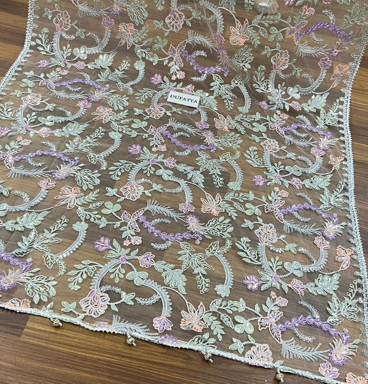 ZARIF Luxury Net Fabric Premium 3PCs