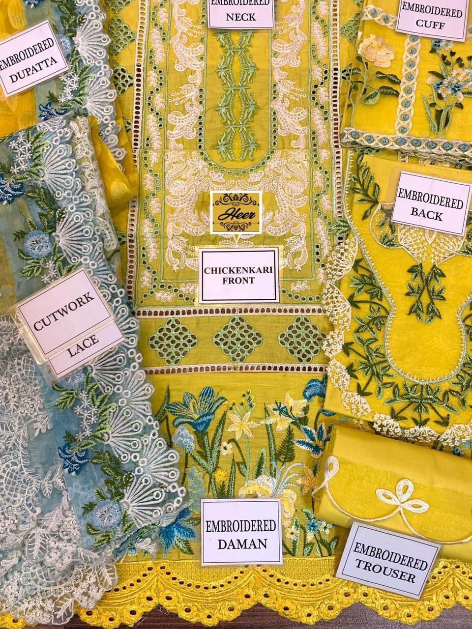 Crimson Chikankari Lawn Suit