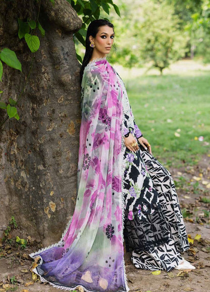 NUREH Lawn 3 Piece Suit with Sequin Embroidery & Chiffon Dupatta
