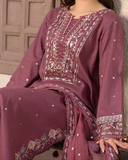 JADE Premium 3PC Embroidered Lawn Suit