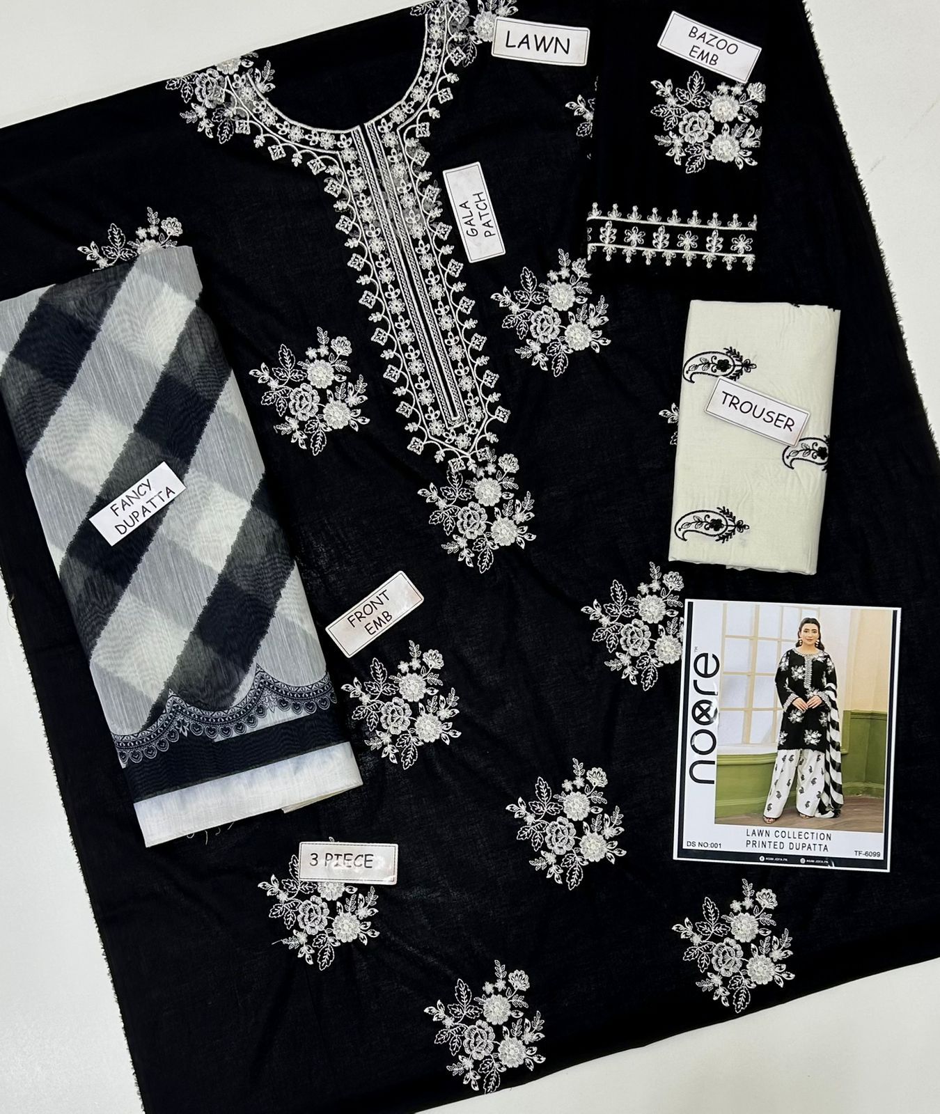 Noore Premium 3PC Lawn Suit