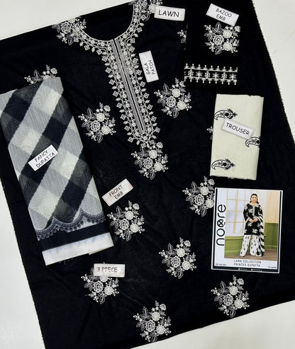 Noore Premium 3PC Lawn Suit