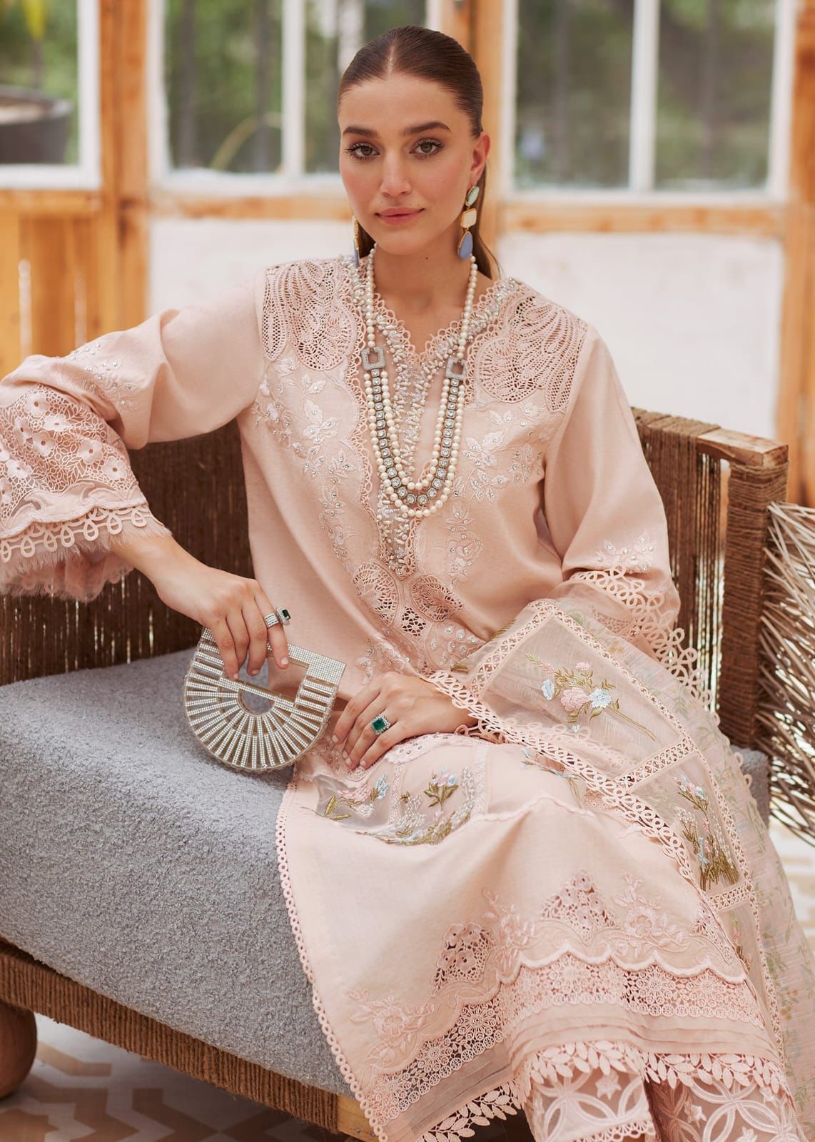 Crimson Lawn Embroidered 3PC