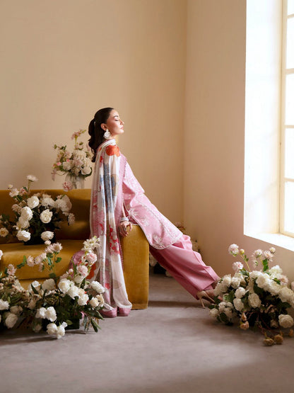 Mahnur Premium Lawn 3PC Embroidered Suit