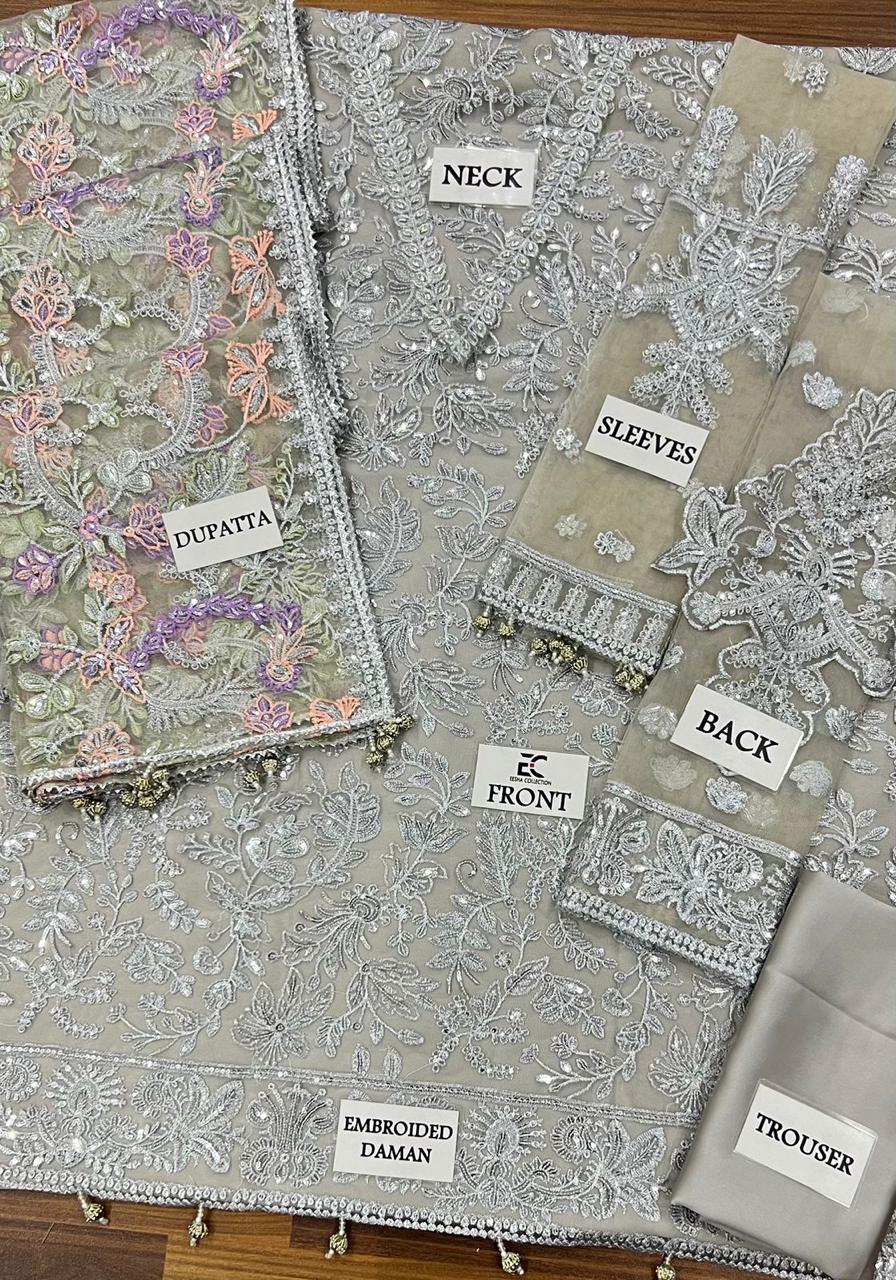ZARIF Luxury Net Fabric Premium 3PCs