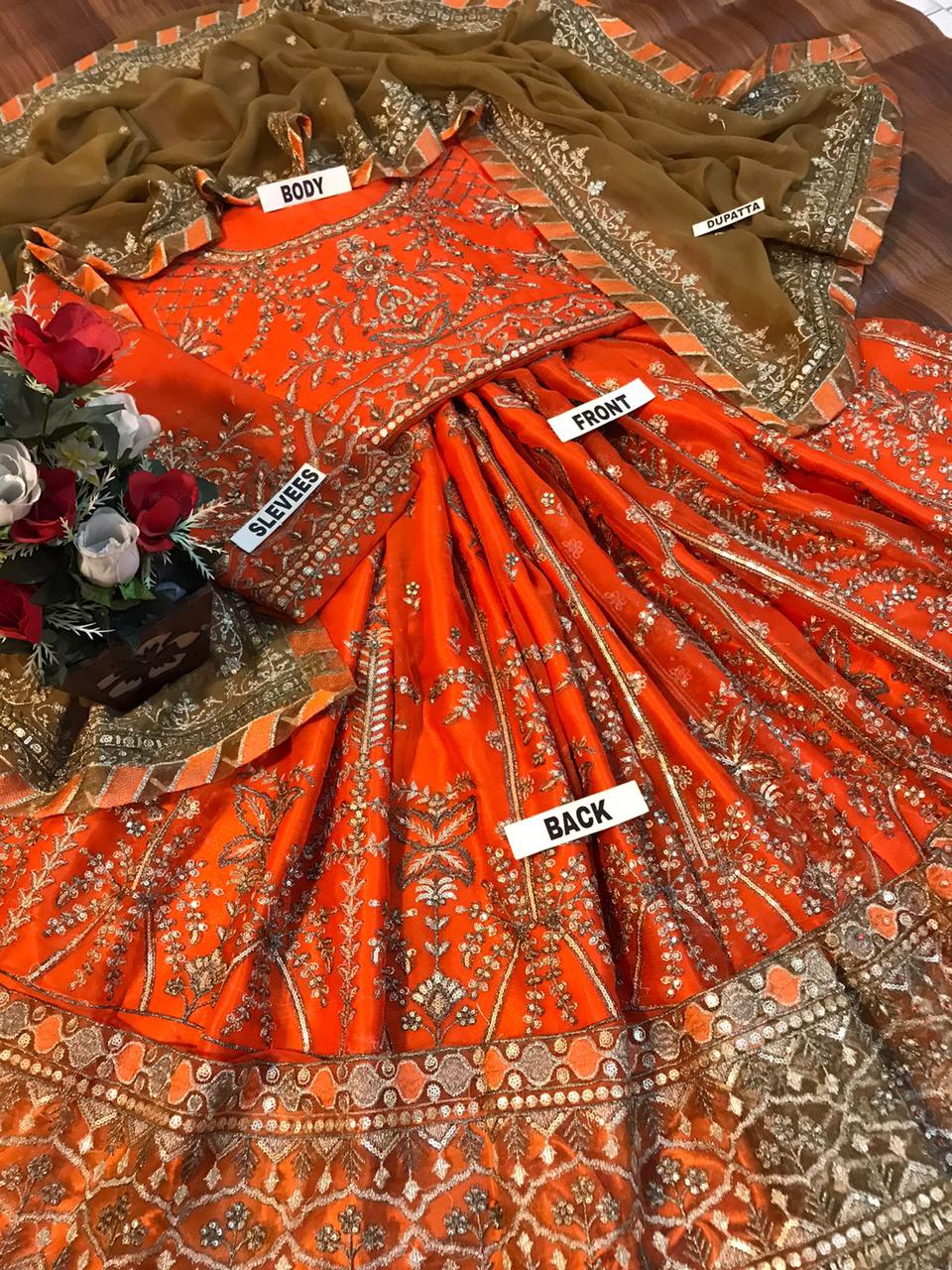MAHNUR | The Royal Asim Jofa Inspired Luxury Chiffon Frock