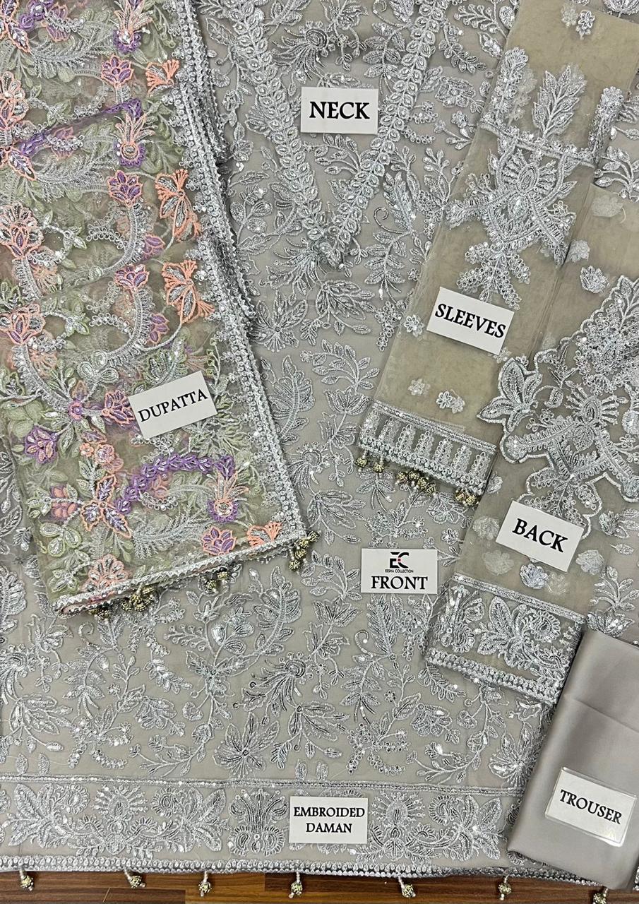 ZARIF Luxury Net Fabric Premium 3PCs