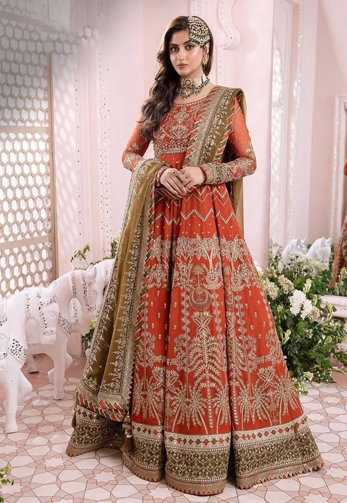 MAHNUR | The Royal Asim Jofa Inspired Luxury Chiffon Frock