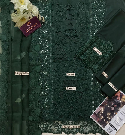 Bin Ilyas Lawn Embroidered 3PC