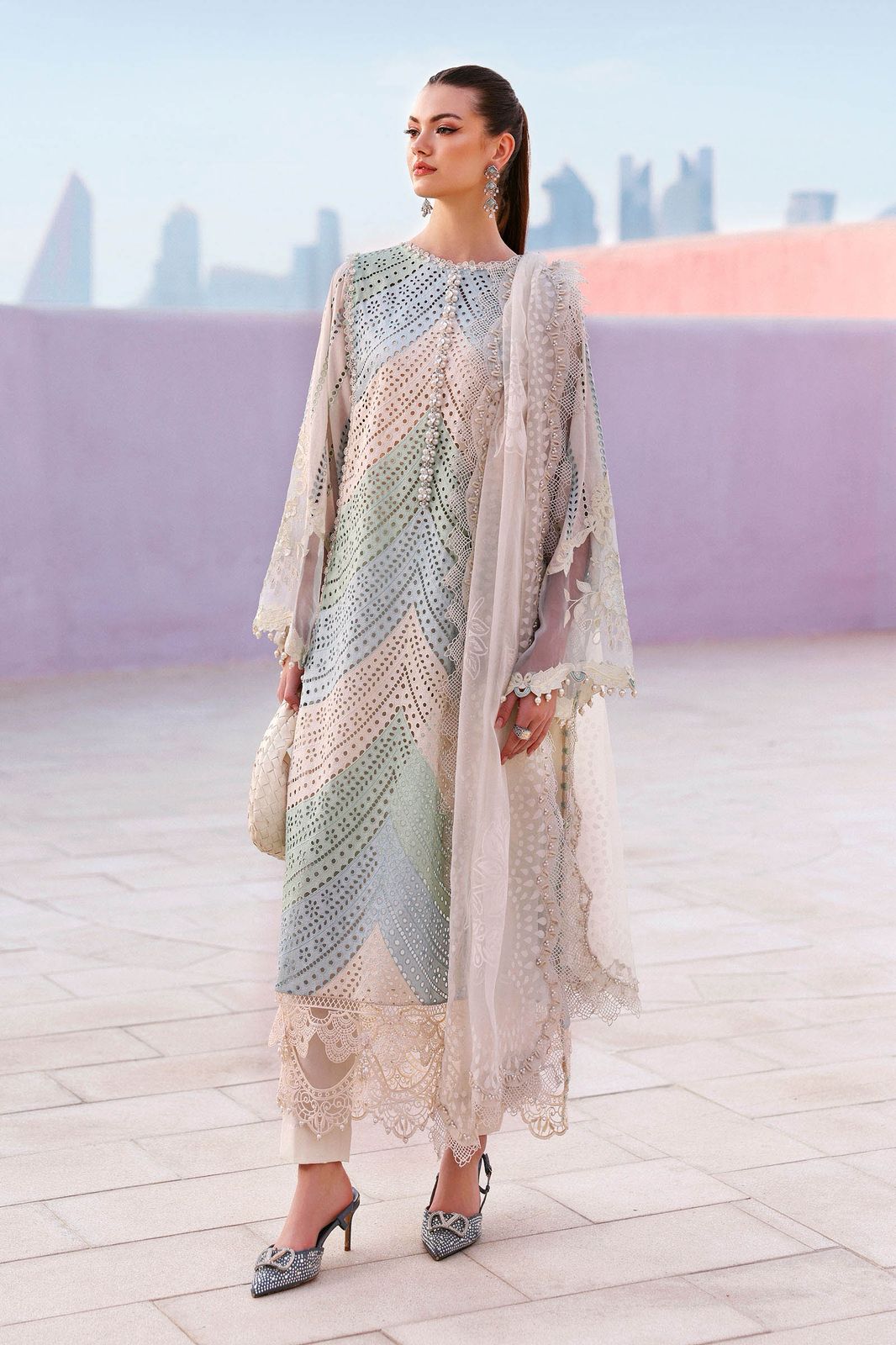 MARIA B 3PC Swiss Lawn Suit