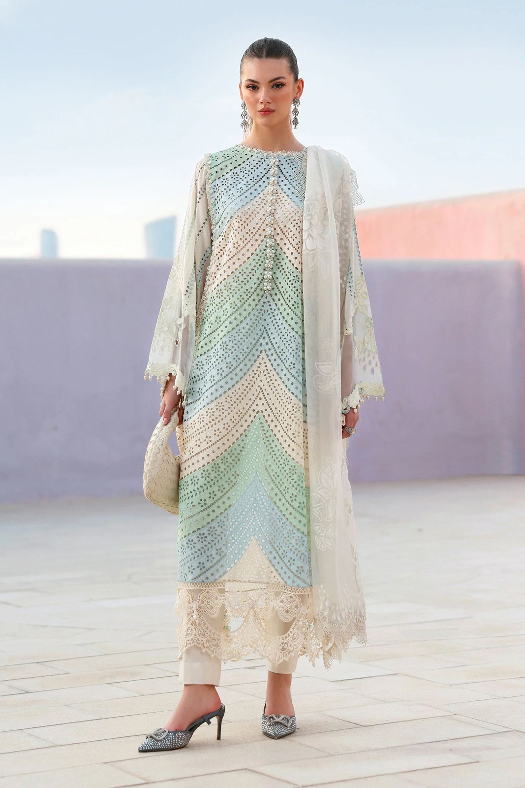 MARIA B 3PC Swiss Lawn Suit