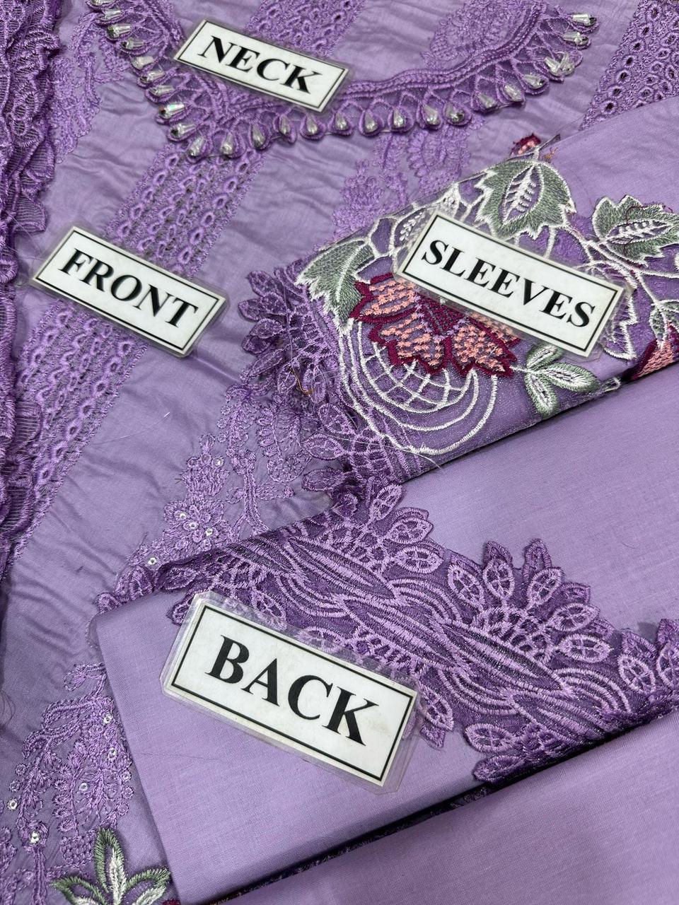 SEREENE Lawn Premium Heavy Embroidered 3 Piece Suit