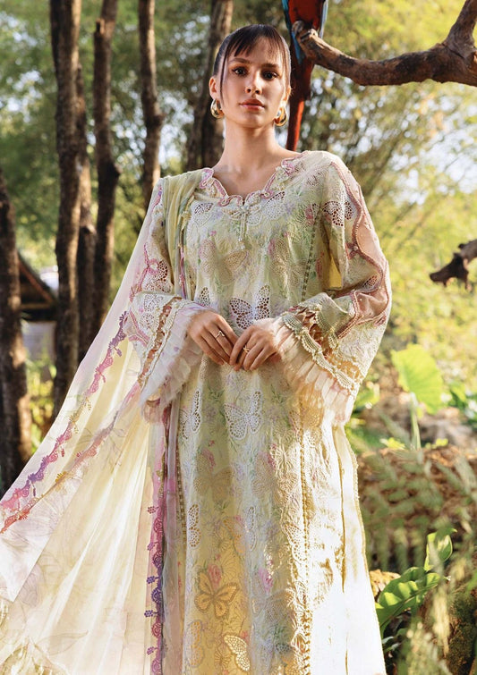 MARIA.B Premium 3PC Lawn & Chiffon Suit