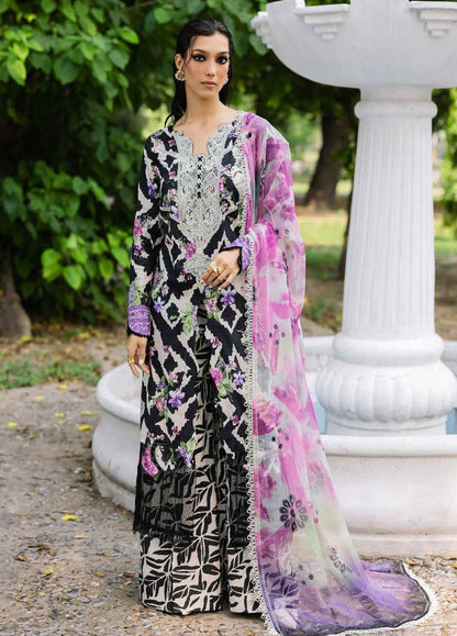 NUREH Lawn 3 Piece Suit with Sequin Embroidery & Chiffon Dupatta