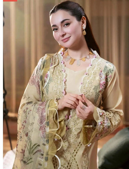 JADE Lawn Collection Chickenkari Embroiderd 3PCS