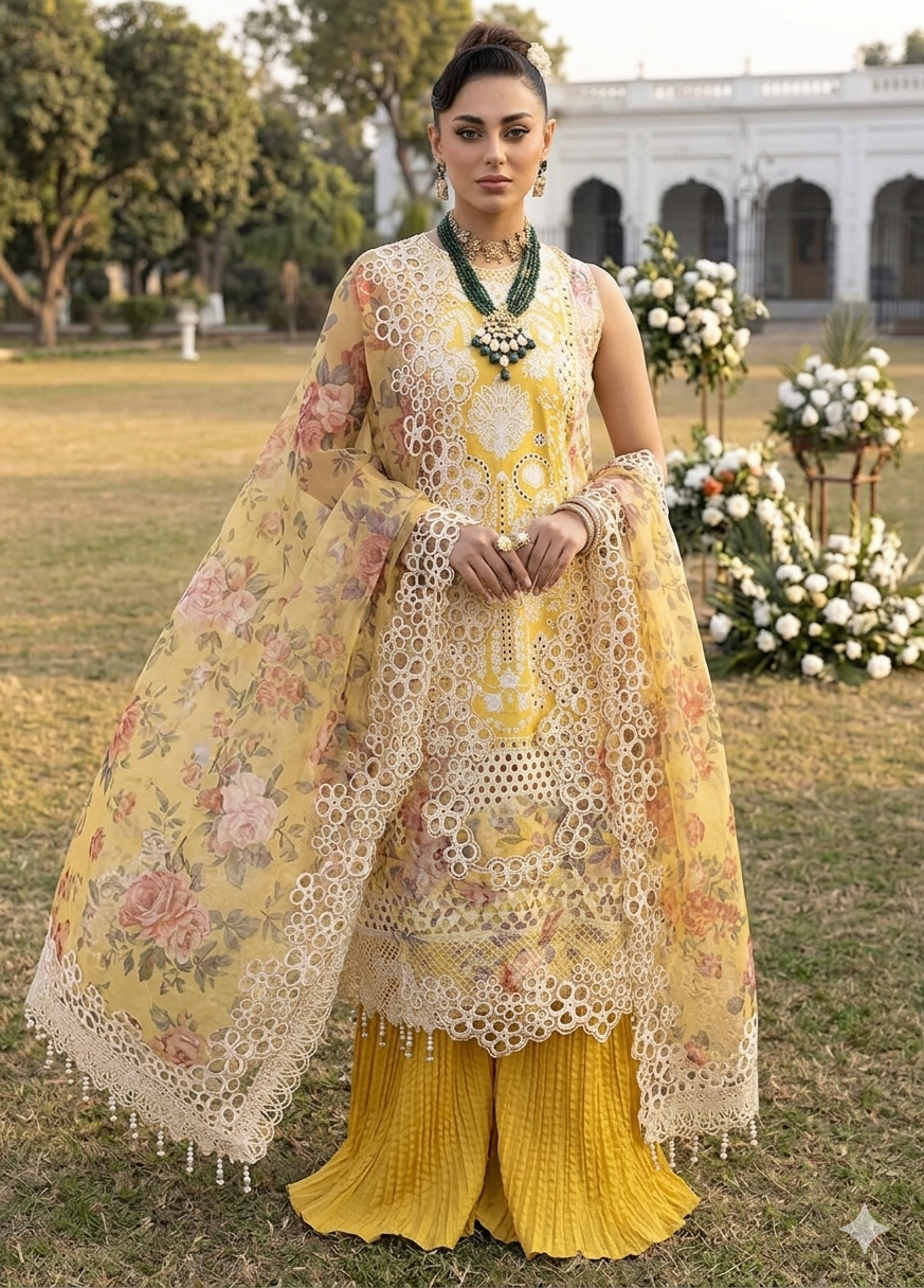 MAHNUR DAISY 24AB Chikankari Suit