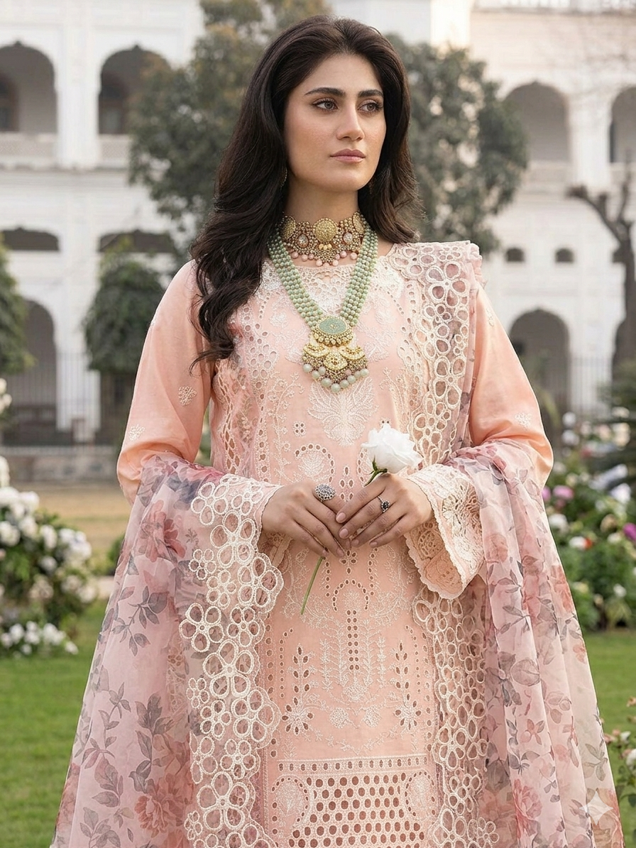MAHNUR DAISY 24AB Chikankari 3PC Suit