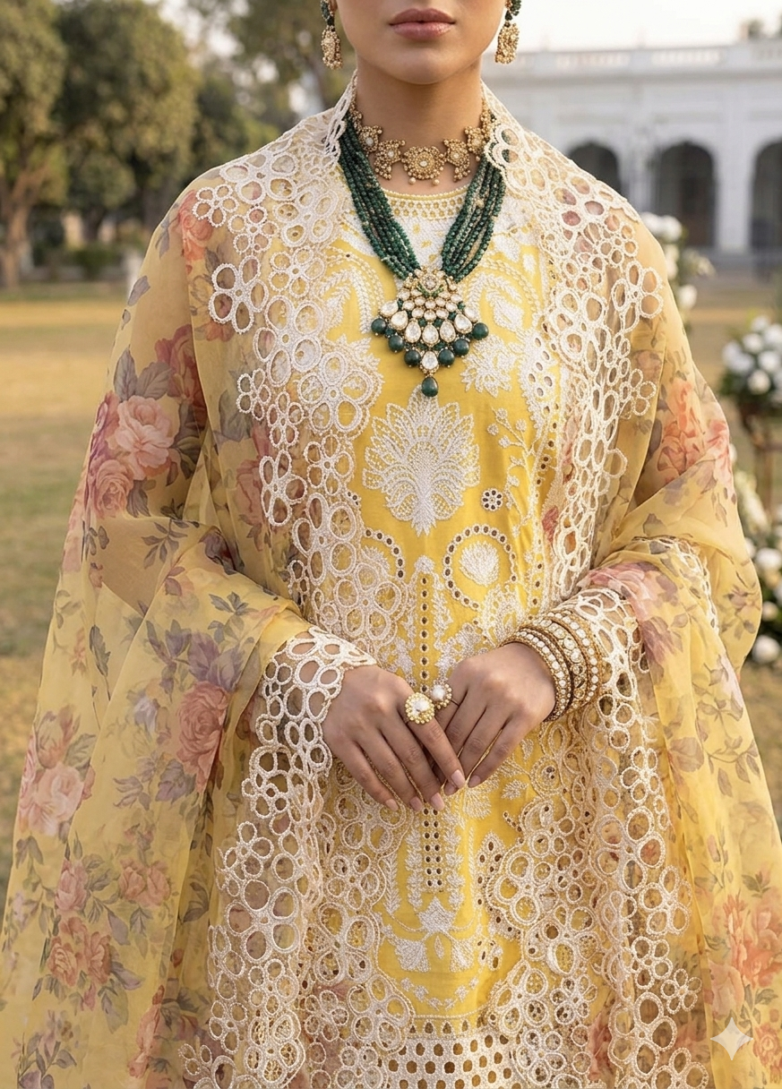 MAHNUR DAISY 24AB Chikankari Suit