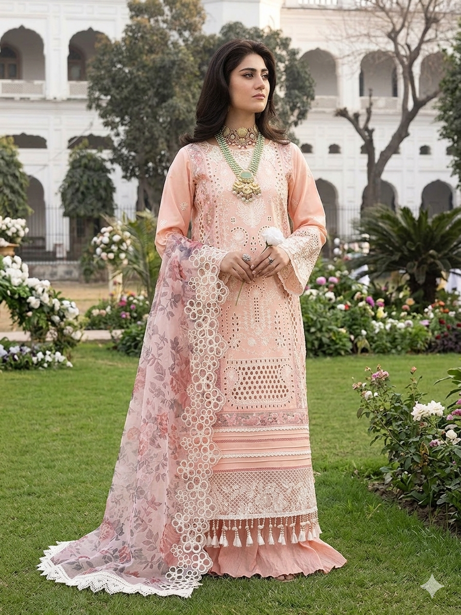 MAHNUR DAISY 24AB Chikankari 3PC Suit