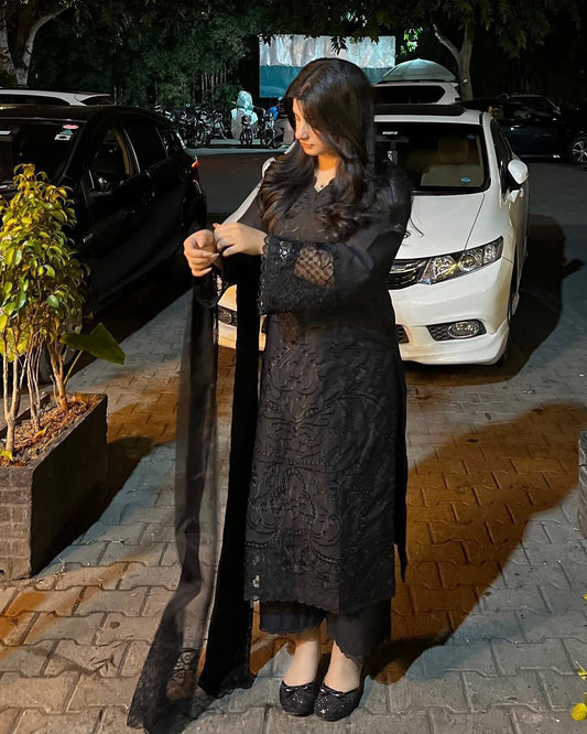 LAAM Signature Embroidered Lawn