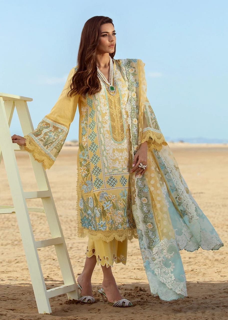 Crimson Chikankari Lawn Suit