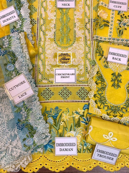 Crimson Chikankari Lawn Suit