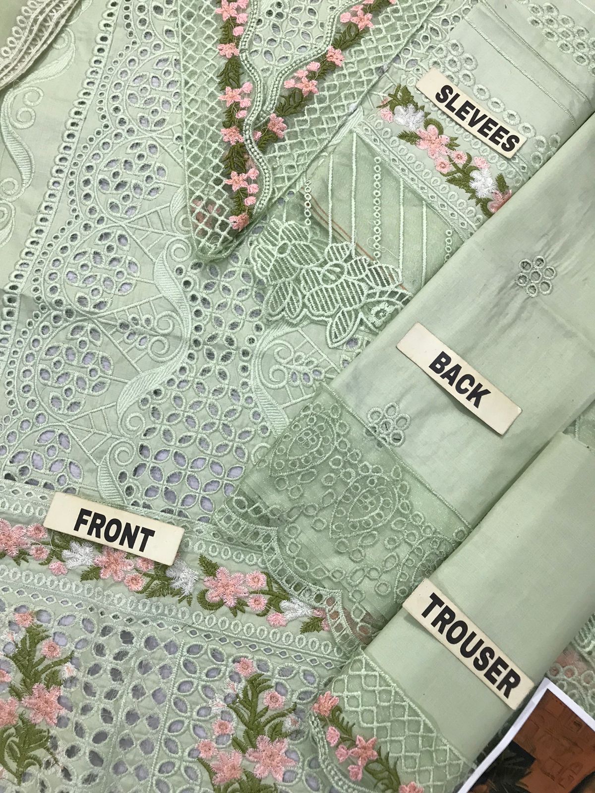 Adan Libas Chikankari Lawn Suit