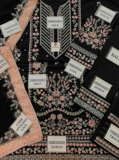 Aneela’s Heavy Sequins Cotton Suit