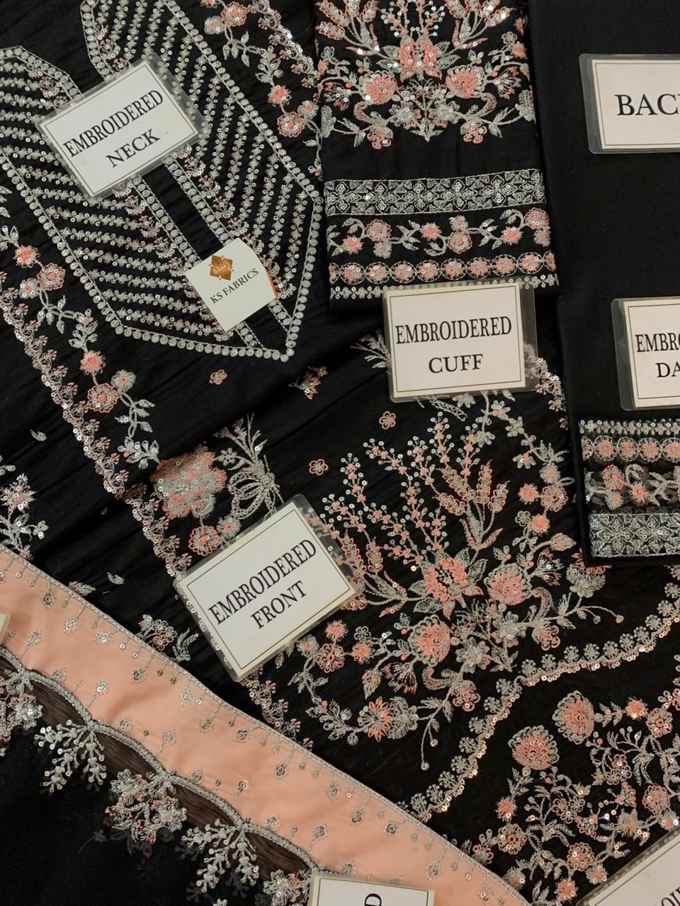 Aneela’s Heavy Sequins Cotton Suit