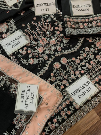 Aneela’s Heavy Sequins Cotton Suit