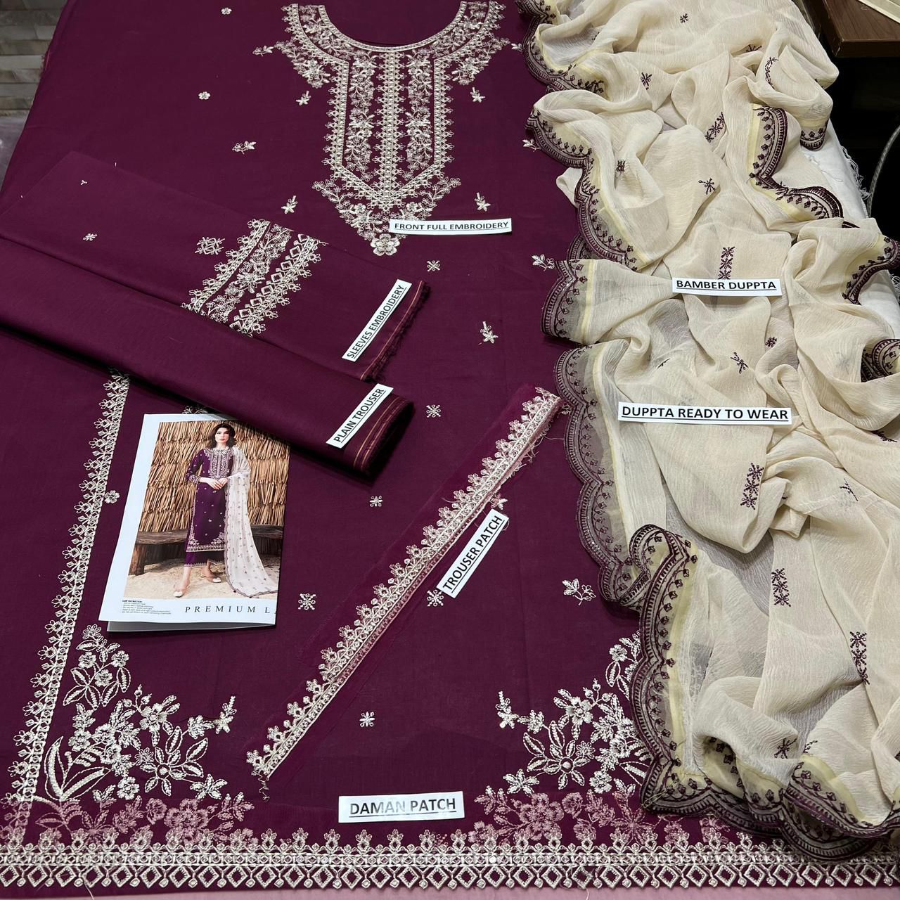 BATIK Premium Lawn Cotton 3Pcs