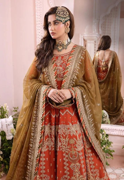 MAHNUR | The Royal Asim Jofa Inspired Luxury Chiffon Frock