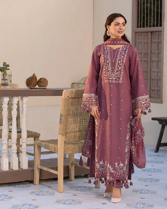 JADE Premium 3PC Embroidered Lawn Suit