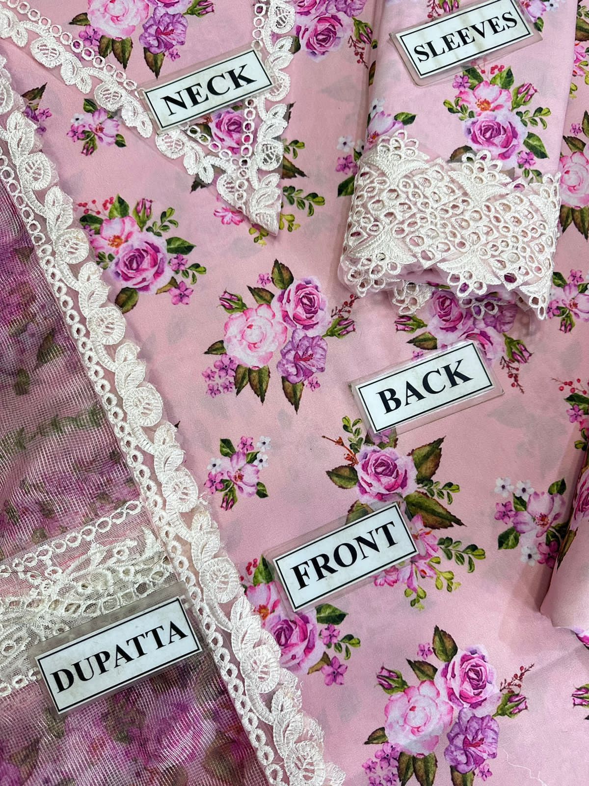BAROQUE Unstitched Lawn 3PCs Suit