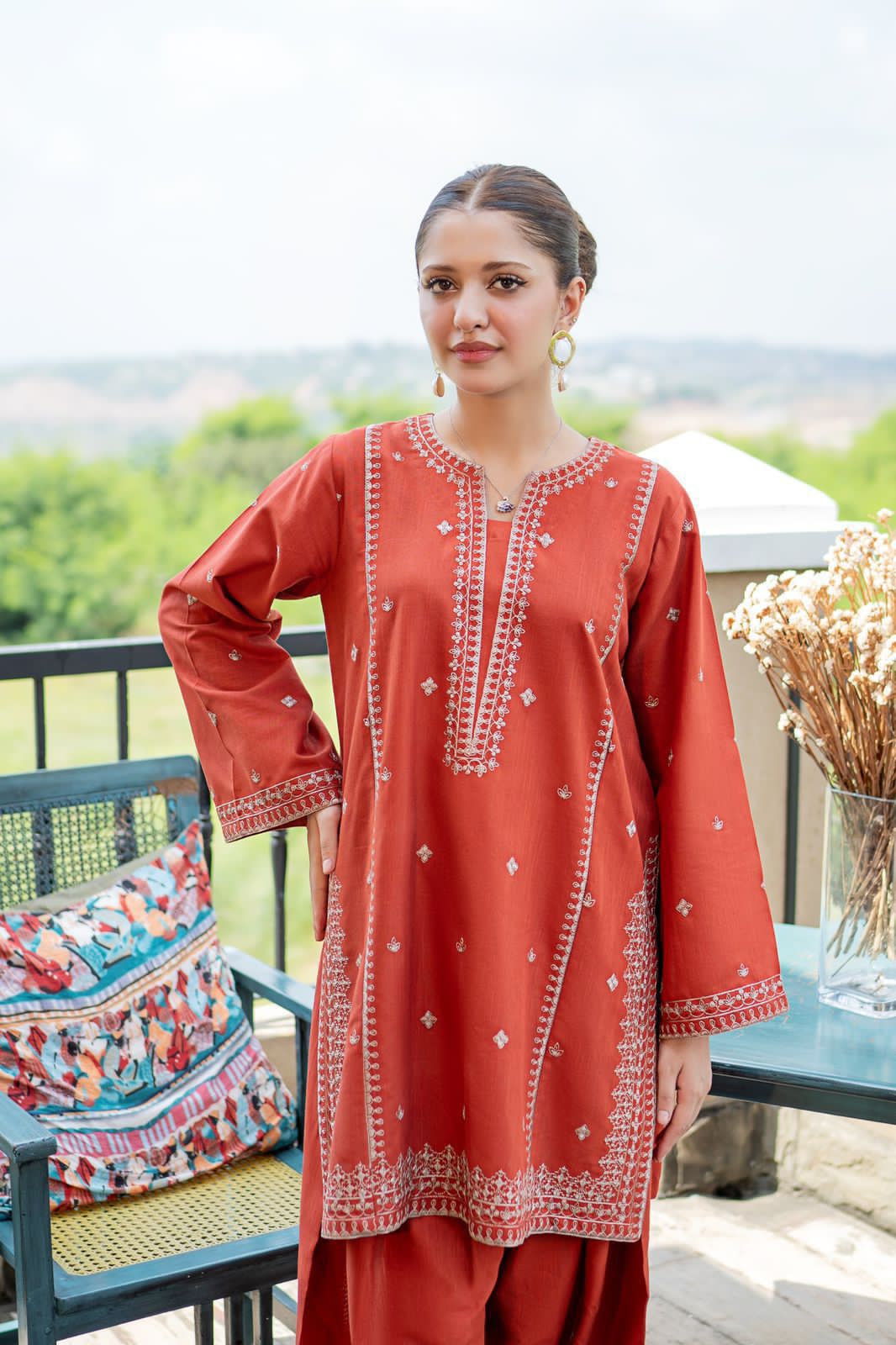 URGE Premium Lawn 2PC Embroidered Suit