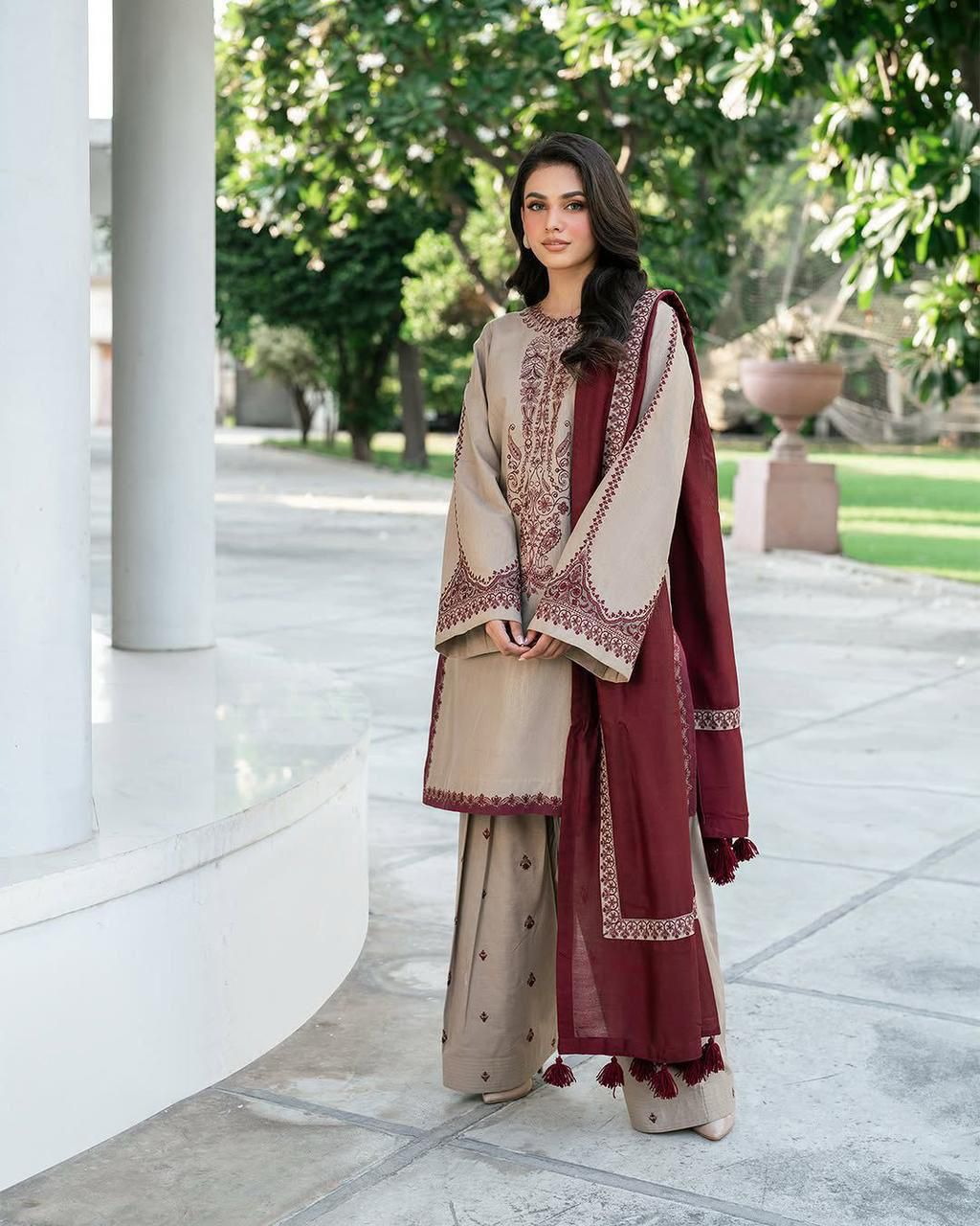 BAROQUE Lawn Cotton 3PCS