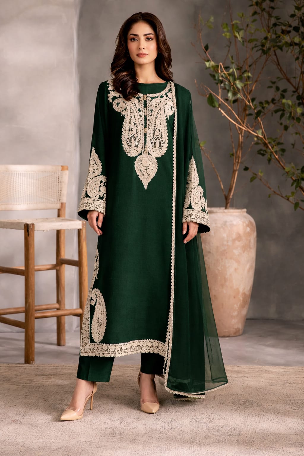 Aleena Amir Luxury Lawn 3PC