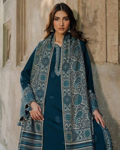 IZEL Lawn 3PC Suit Heavy Embroidery