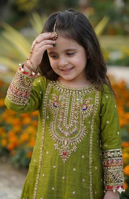 Kids Embroidered 3PC Suit