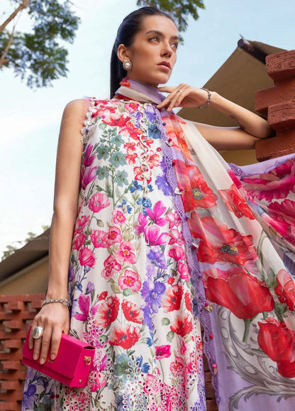 MARIA B Printed Lawn Embroidered Spengle Work 3PCs