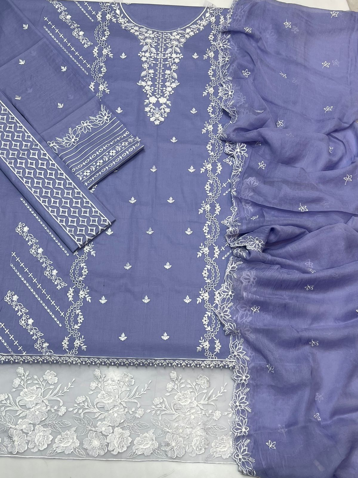 Azure Premium Lawn 3PC