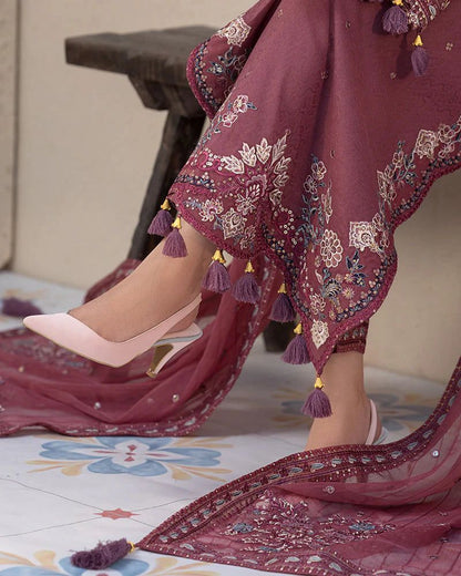 JADE Premium 3PC Embroidered Lawn Suit