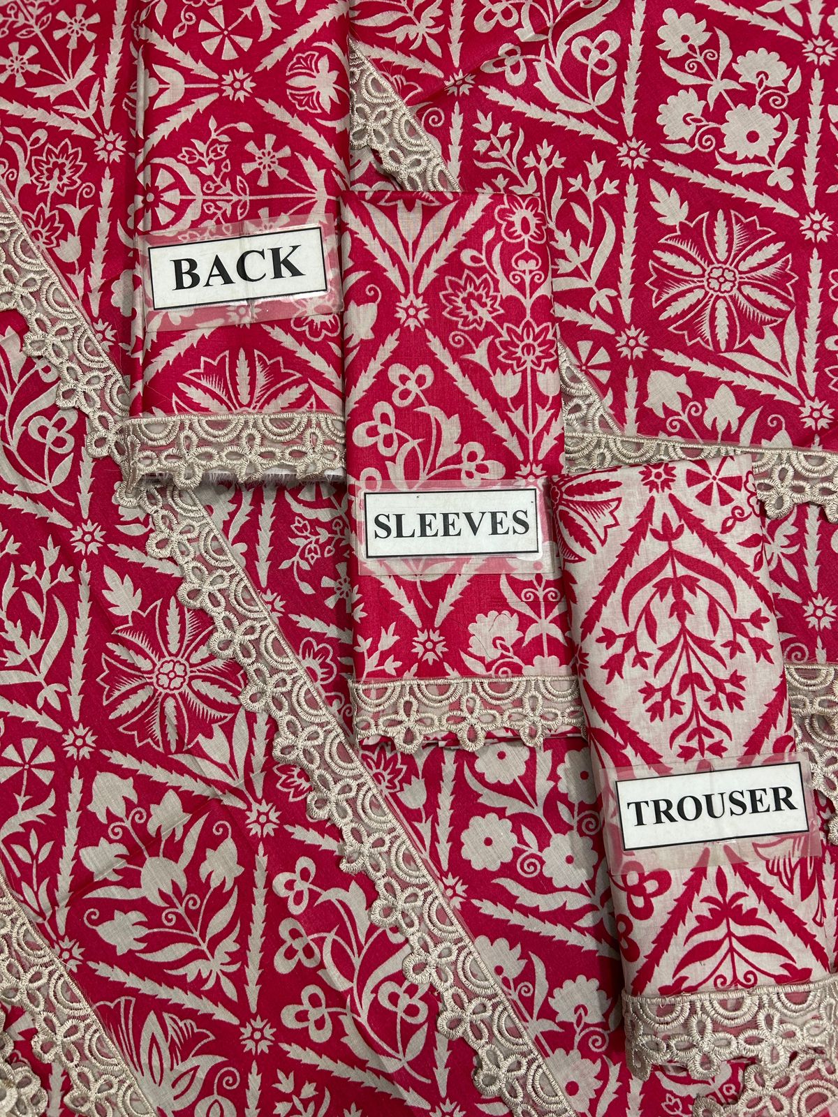 ANEELA’S 3PC Lawn & Chiffon Suit