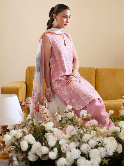 Mahnur Premium Lawn 3PC Embroidered Suit