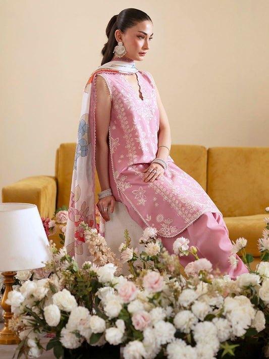 Mahnur Premium Lawn 3PC Embroidered Suit